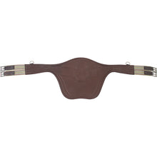 Load image into Gallery viewer, M. Toulouse Platinum Padded Leather Belly Guard Jumper Girth