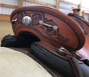 Saddles - DP Saddlery Quantum Short & Light Western 1216