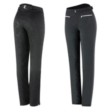 Load image into Gallery viewer, Equinavia Horze Adeline Womens Padded Waterproof Full Seat Breeches - Black 36603