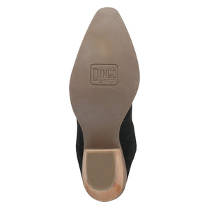 Dingo Women's Day Dream Black Leather Round Toe Boot 1-DI169-BK