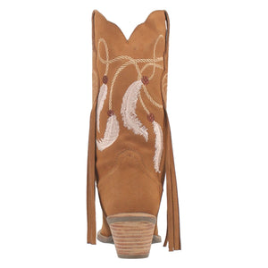 Dingo Women's Day Dream Brown Leather Round Toe Boot 1-DI169-BN