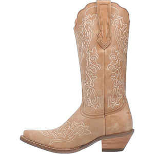 Dingo Women's Flirty N' Fun Camel Leather Round Toe Boot 01-DI171-BG4