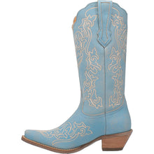 Load image into Gallery viewer, Dingo Women&#39;s Flirty N&#39; Fun Blue Leather Round Toe Boot 01-DI171-BL