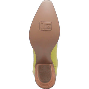 Dingo Women's Flirty N' Fun Green Leather Round Toe Boot 01-DI171-GN