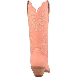 Dingo Women's Flirty N' Fun Peach Leather Round Toe Boot 01-DI171-OR3