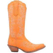 Load image into Gallery viewer, Dingo Women&#39;s Flirty N&#39; Fun Orange Leather Round Toe Boot 01-DI171-OR