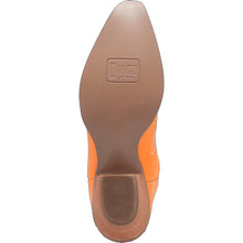 Load image into Gallery viewer, Dingo Women&#39;s Flirty N&#39; Fun Orange Leather Round Toe Boot 01-DI171-OR