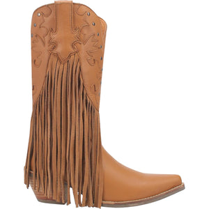 Dingo Women's Hoedown Camel Leather Snip Toe Boot 01-DI175-BG4