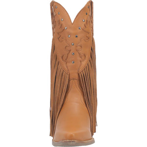 Dingo Women's Hoedown Camel Leather Snip Toe Boot 01-DI175-BG4