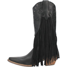 Load image into Gallery viewer, Dingo Women&#39;s Hoedown Black Leather Snip Toe Boot 01-DI175-BK
