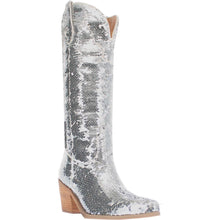 Load image into Gallery viewer, Dingo Women&#39;s Dance Hall Queen Fabric Snip Toe Boot 01-DI182-GY6