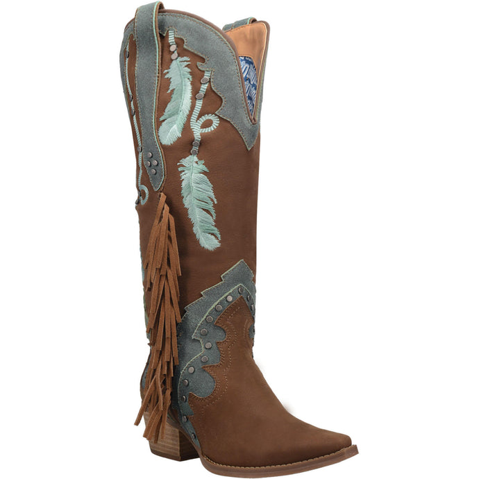 Dingo Women's Dream Catcher Leather Snip Toe Boot DI267-BN