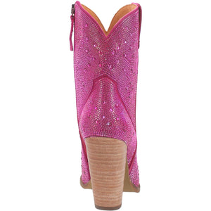 Dingo Women's Neon Moon Fuchsia Leather Narrow Toe Boot 01-DI567-PU6