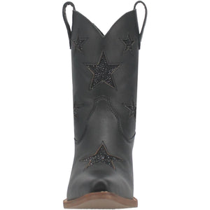 Dingo Women's Star Struck Black Leather Narrow Toe Boot 01-DI582-BK