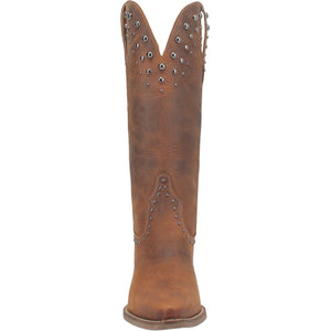 Dingo Women's Talkin’ Rodeo Brown Leather Snip Toe Boot 01-DI585-BN