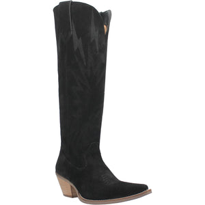 Dingo Women's Thunder Road Black Leather Snip Toe Boot 01-DI597-BK