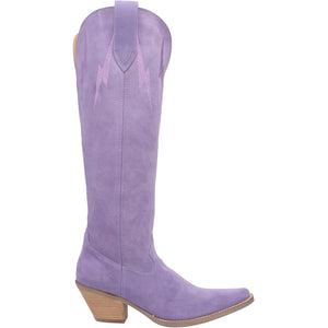 Dingo Women's Thunder Road Periwinkle Leather Snip Toe Boot 01-DI597-BL12