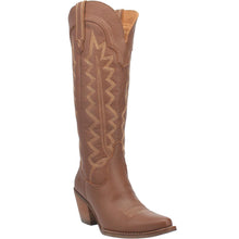 Load image into Gallery viewer, Dingo Women&#39;s High Cotton Brown Leather Snip Toe Boot 01-DI936-BN