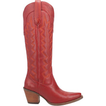 Load image into Gallery viewer, Dingo Women&#39;s High Cotton Red Leather Snip Toe Boot 01-DI936-RD