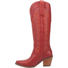 Load image into Gallery viewer, Dingo Women&#39;s High Cotton Red Leather Snip Toe Boot 01-DI936-RD