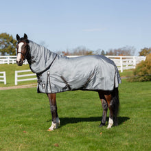 Load image into Gallery viewer, Equinavia Thunder 360 Detachable Neck Heavy Weight Turnout Blanket 300g - Pewter Gray E24013