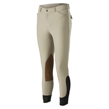 Load image into Gallery viewer, Equinavia Erik Mens Show Knee Patch Breeches - Tan E36005