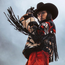 Load image into Gallery viewer, Stetson Women's Black x Lindsey Thornburg Cropped Fringe Archer