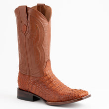 Load image into Gallery viewer, Ferrini Men&#39;s Hornback Caiman Dakota Crocodile Square Toe Boots 10493-02