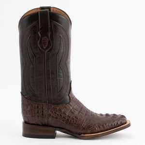 Ferrini Men's Hornback Caiman Dakota Crocodile Square Toe Boots 10493-09