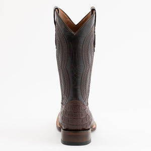 Ferrini Men's Hornback Caiman Dakota Crocodile Square Toe Boots 10493-09