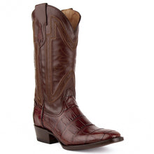 Load image into Gallery viewer, Ferrini Men&#39;s Stallion Belly Alligator French Toe Boots 10741-09