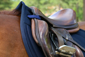 CorrectConnect General Purpose Mesh Saddle Pad with Quick Dry Cotton Lining in Navy, White, or Black