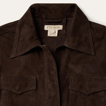 Load image into Gallery viewer, Stetson Women's Brown Lambskin Shirt Dress 6057