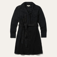 Load image into Gallery viewer, Stetson Women's Black Suede Western Shirt Dress 7074