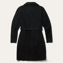 Load image into Gallery viewer, Stetson Women's Black Suede Western Shirt Dress 7074