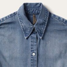 Load image into Gallery viewer, Stetson Women's Blue Denim Tie-Front Dress 6046