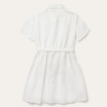 Load image into Gallery viewer, Stetson Women's White Linen Shirt Dress 0517