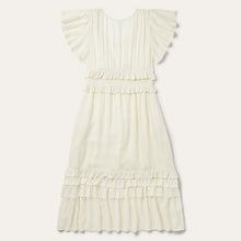 Load image into Gallery viewer, Stetson Women's White Cream Herringbone Dress 2009