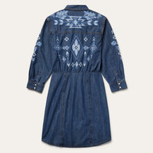 Load image into Gallery viewer, Stetson Women's Dark Blue Denim Shirt Dress 2045