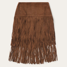 Load image into Gallery viewer, Stetson Women's Brown Suede Fringed Skirt 0031