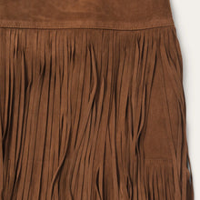Load image into Gallery viewer, Stetson Women's Brown Suede Fringed Skirt 0031