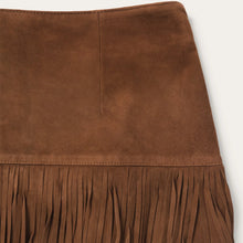 Load image into Gallery viewer, Stetson Women's Brown Suede Fringed Skirt 0031