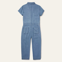 Load image into Gallery viewer, Stetson Women's Blue Notch Collar Jumpsuit 0404