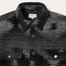 Load image into Gallery viewer, Stetson Men's Black Southwestern Flannel Jacket 0780
