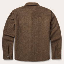 Load image into Gallery viewer, Stetson Men's Brown Herringbone Shirt Jacket 0781