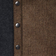 Load image into Gallery viewer, Stetson Men's Brown Herringbone Shirt Jacket 0781