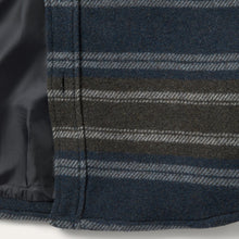 Load image into Gallery viewer, Stetson Men's Blue Wool Blend Stripe Shirt Jacket 6070