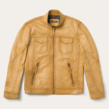 Load image into Gallery viewer, Stetson Men's Brown Butter Soft Distressed Leather Jacket 0698