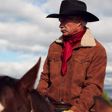 Load image into Gallery viewer, Stetson Men's Tan Classic Suede Jacket 6631