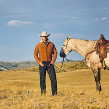 Load image into Gallery viewer, Stetson Men's Tan Classic Suede Jacket 6631